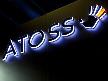 ATOSS Messestand Logo